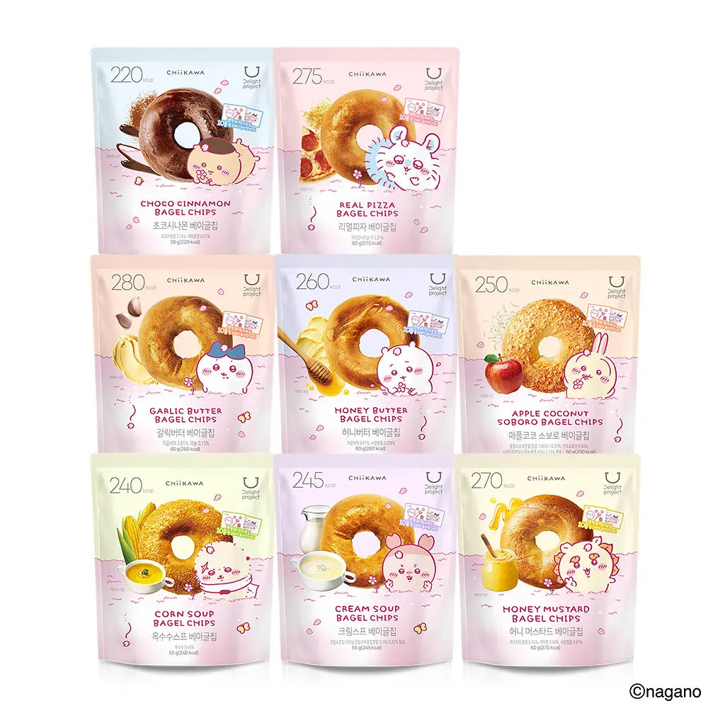 韓國生活百貨 -  韓國 Delight Project x 櫻花 🌸 Chiikawa Saeson 2 - Bagel Chips (預訂)