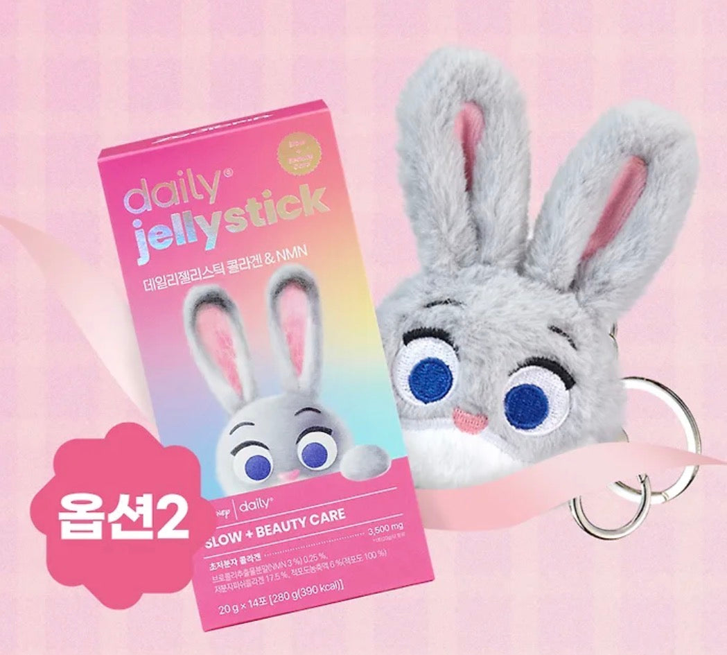 韓國生活百貨 -  韓國限定 Zootopia 維他命/ 膠原蛋白啫喱 連公仔鎖匙扣 (預訂)