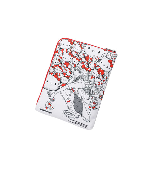 NICE GHOST CLUB 伊藤潤二富江與Hello Kitty聯乘書形收納袋－商品圖片4