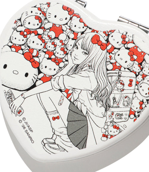 NICE GHOST CLUB 伊藤潤二富江與Hello Kitty聯乘隨身鏡－商品圖片2