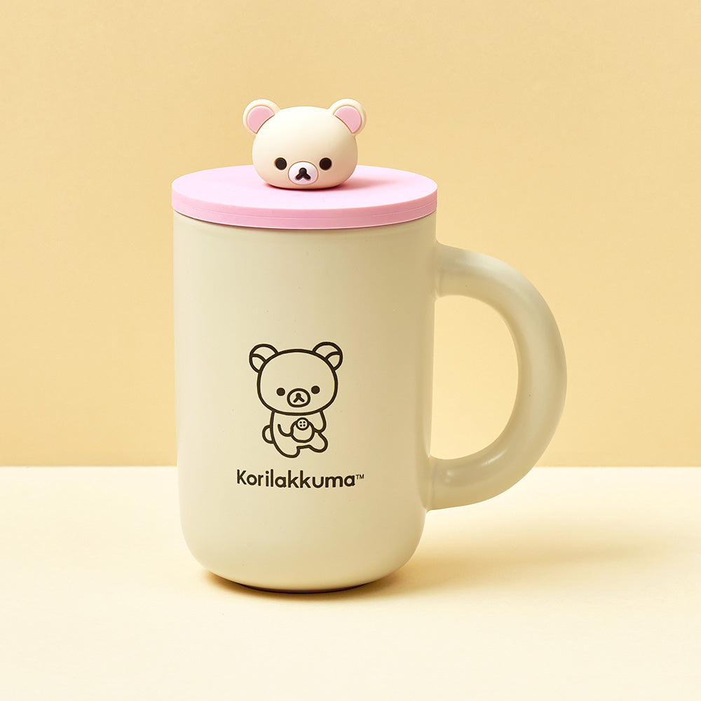 白熊立體公仔杯蓋陶瓷杯