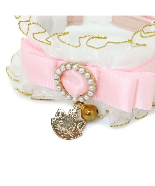 寵物用品 迪士尼 Marie 荷葉邊項圈  S / M