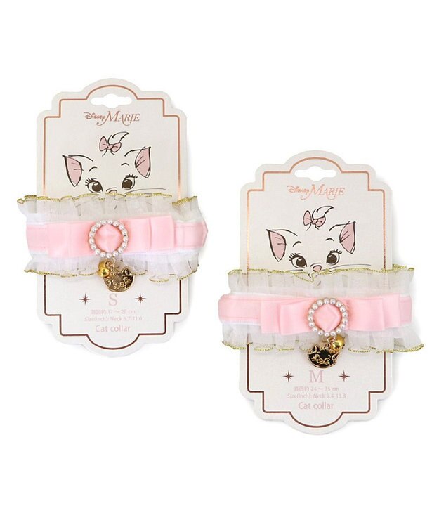 寵物用品 迪士尼 Marie 荷葉邊項圈  S / M