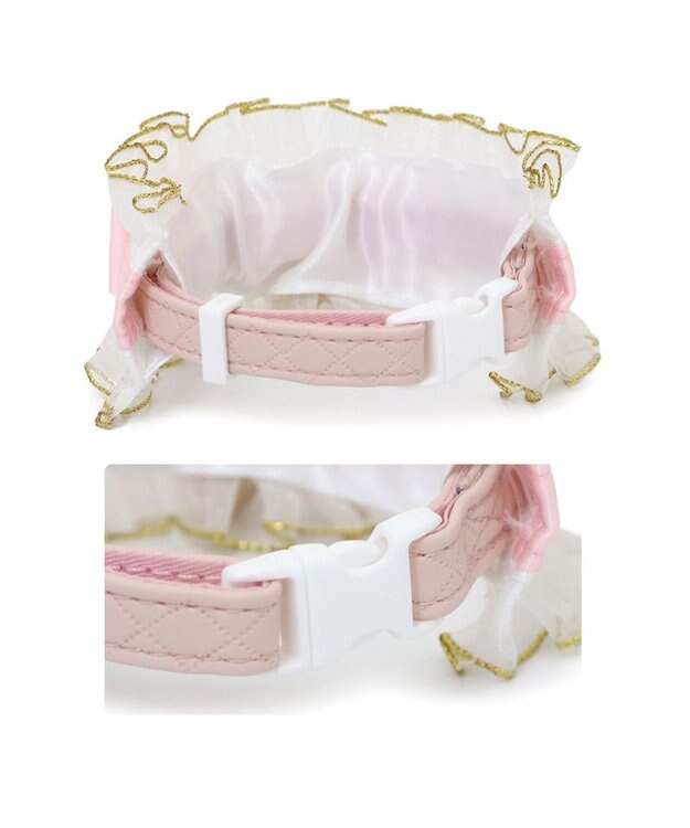 寵物用品 迪士尼 Marie 荷葉邊項圈  S / M